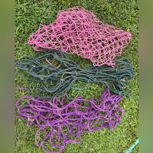 Hay net bundle of 3 used